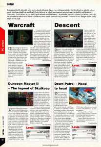 Dungeon Master II (PC) Review - Level (Czechia), Issue No 27 April 1997, Page 64 Dungeon Master II (PC) Review - Level (Czechia), Issue No 27 April 1997, Page 64