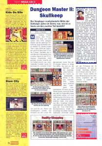 Dungeon Master II (Mega CD) Review - Mega Fun (Germany), March 1995, Page 72 Dungeon Master II (Mega CD) Review - Mega Fun (Germany), March 1995, Page 72