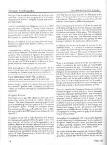 Dungeon Master and Oids (Atari ST) Review - Michigan Atari Magazine (USA), Vol 3 No 2 February 1988, Page 14