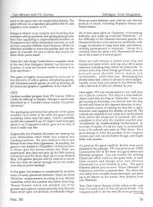 Dungeon Master and Oids (Atari ST) Review - Michigan Atari Magazine (USA), Vol 3 No 2 February 1988, Page 15