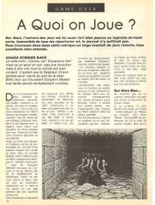 Chaos Strikes Back (Atari ST) Review - Micro Mag (France), Issue No 11 March-April 1990, Page 40
