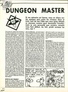 Dungeon Master Hints - Micro News (France), Issue No 14 October 1988, Page 54