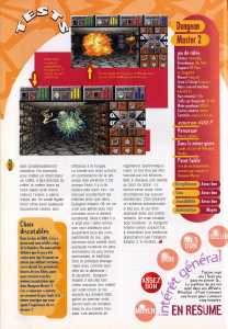 Dungeon Master II (PC) Review - Multimedia PC Player (France), Issue No 24 September 1995, Page 58 Dungeon Master II (PC) Review - Multimedia PC Player (France), Issue No 24 September 1995, Page 58