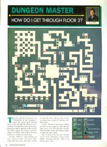 Dungeon Master (Super NES) Hints - Nintendo Power (USA), Issue No 58 March 1994, Page 66
