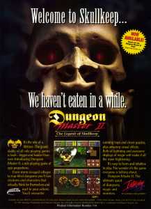 Dungeon Master II (PC, Macintosh) Advertisement - PC Gamer (USA), Vol 2 No 10 October 1995, Page 18