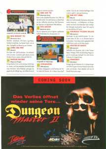 Dungeon Master II (PC) Advertisement - PC Player (Germany), August 1995, Page 55