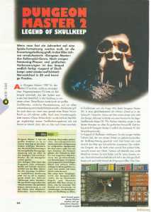 Dungeon Master II (PC) Review - PC Player (Germany), September 1995, Page 66 Dungeon Master II (PC) Review - PC Player (Germany), September 1995, Page 66