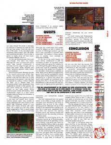 Dungeon Master (PC) Article - PC Player (United Kingdom), Issue No 3 February 1994, Page 21