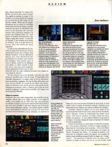 Dungeon Master (PC) Review - PC Review (France), Issue No 2 November 1992, Page 50