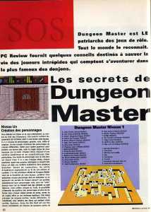 Dungeon Master Guide - PC Review (France), Issue No 4 January 1993, Page 82