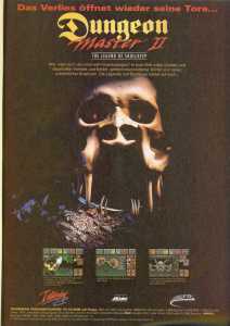Dungeon Master II (PC) Advertisement - PC Spiel (Germany), September 1995, Page 11