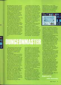Dungeon Master (Atari ST) Review - Page 6 (United Kingdom), Issue No 34 July-August 1988, Page 43