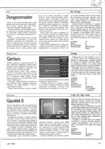 Dungeon Master (Atari ST, Amiga) Review - Pelit (Finland), Issue No 2 1988, Page 101