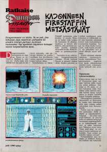 Dungeon Master Hints - Pelit (Finland), Issue No 6 Autumn 1990, Page 31
