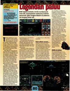 Dungeon Master II (PC) Review - Pelit (Finland), June 1995, Page 20