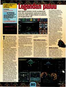 Dungeon Master II (PC) Review - Pelit (Finland), June 1995, Page 20 Dungeon Master II (PC) Review - Pelit (Finland), June 1995, Page 20