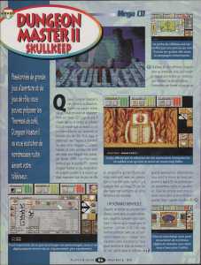 Dungeon Master II (Mega CD) Review - Player One (France), Issue No 52 April 1995, Page 86 Dungeon Master II (Mega CD) Review - Player One (France), Issue No 52 April 1995, Page 86