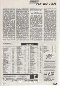 Chaos Strikes Back Guide - Power Play (Germany), April 1990, Page 51