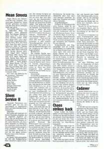 Chaos Strikes Back Hints - Power Play (Germany), April 1991, Page 78