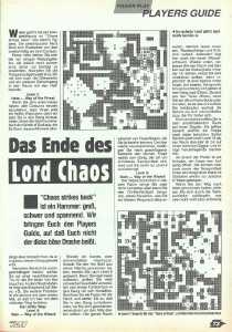 Chaos Strikes Back Guide - Power Play (Germany), May 1990, Page 73