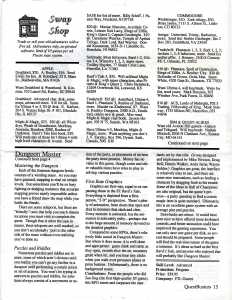 Dungeon Master (Atari ST) Review - QuestBusters (USA), Vol 5 No 6 June 1988, Page 15