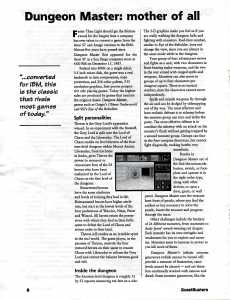 Dungeon Master (PC) Review - QuestBusters (USA), Vol 9 No 12 December 1992, Page 8