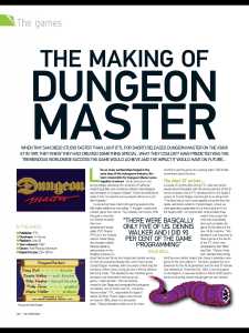 Dungeon Master Game Series Article - Retro Gamer (United Kingdom), The Atari Book 40th Anniversary Special 2012, Page 184