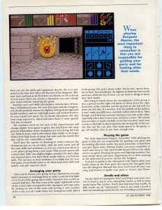 Dungeon Master (Atari ST) Guide - ST-Log (USA), Issue No 24 October 1988, Page 50