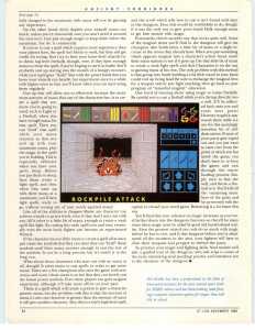 Dungeon Master (Atari ST) Guide - ST-Log (USA), Issue No 25 November 1988, Page 92