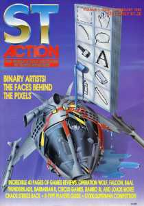 Chaos Strikes Back Cover - ST Action (United Kingdom), Issue No 10 February 1989