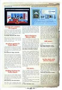 Dungeon Master Hints - ST Action (United Kingdom), Issue No 11 March 1989, Page 69
