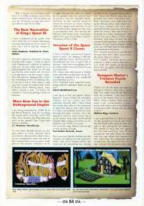 Dungeon Master Hints - ST Action (United Kingdom), Issue No 12 April 1989, Page 84