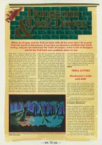 Chaos Strikes Back (Atari ST) News - ST Action (United Kingdom), Issue No 15 July 1989, Page 12