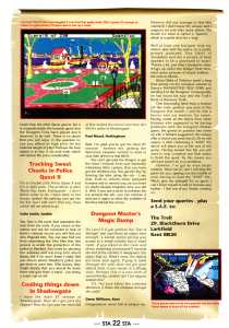 Dungeon Master Hints - ST Action (United Kingdom), Issue No 17 September 1989, Page 22
