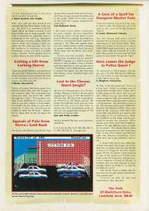 Dungeon Master Hints - ST Action (United Kingdom), Issue No 18 October 1989, Page 21