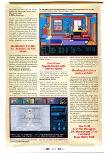 Dungeon Master Hints - ST Action (United Kingdom), Issue No 22 February 1990, Page 21