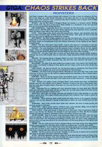 Chaos Strikes Back Hints - ST Action (United Kingdom), Issue No 23 March 1990, Page 49