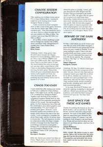 Chaos Strikes Back Mail - ST Action (United Kingdom), Issue No 24 April 1990, Page 16