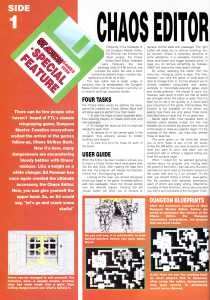 The Chaos Editor (Atari ST) Review - ST Action (United Kingdom), Issue No 24 April 1990, Page 28