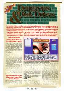 Chaos Strikes Back Hints - ST Action (United Kingdom), Issue No 25 May 1990, Page 28