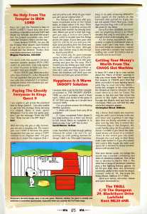 Chaos Strikes Back Hints - ST Action (United Kingdom), Issue No 28 August 1990, Page 85