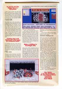 Chaos Strikes Back Hints - ST Action (United Kingdom), Issue No 29 September 1990, Page 85
