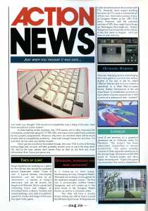 Chaos Strikes Back (Atari ST) News - ST Action (United Kingdom), Issue No 5 September 1988, Page 4