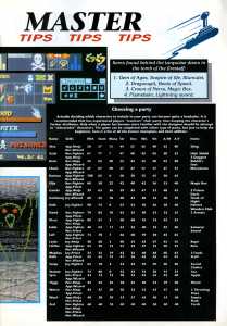 Dungeon Master Hints - ST Action (United Kingdom), Issue No 6 October 1988, Page 85