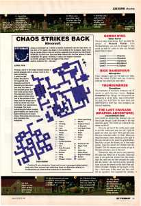 Chaos Strikes Back Hints - ST Format (United Kingdom), Issue No 12 July 1990, Page 73