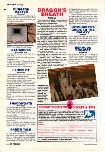 Dungeon Master Hints - ST Format (United Kingdom), Issue No 18 January 1991, Page 144