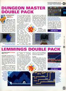 Dungeon Master And Chaos Strikes Back (Atari ST) Review - ST Format (United Kingdom), Issue No 42 January 1993, Page 97