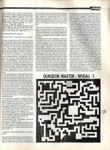 Dungeon Master Hints - ST Magazine (France), Issue No 18 April 1988, Page 139