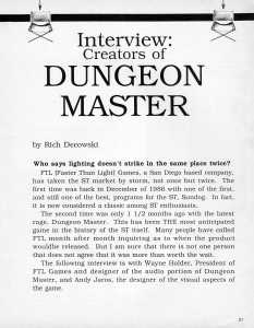 FTL Games Interview - ST X-PRESS (USA), Vol 2 No 2 March 1988, Page 21