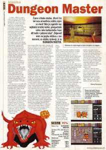 Dungeon Master (PC) Review - Score (Czechia), Issue No 14 February 1995, Page 50